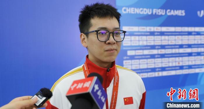 李鑫淼成都大运会射击项目摘银，遗憾错失金牌